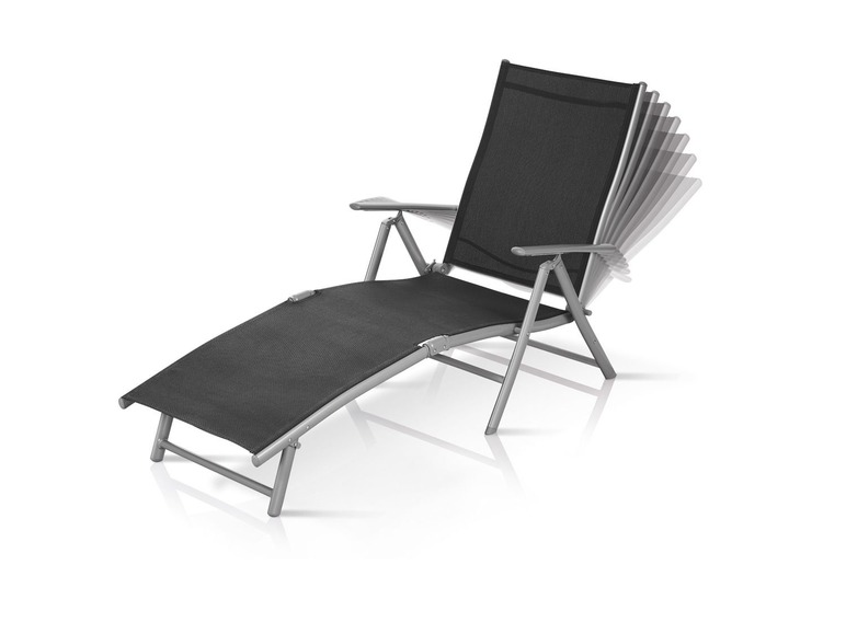 Aller en mode plein écran florabest Chaise longue en aluminium - Photo 2