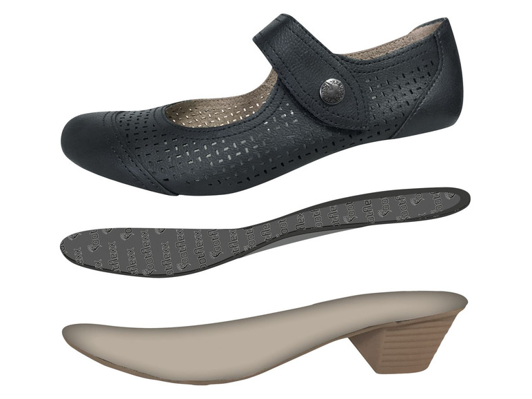 Aller en mode plein écran esmara® Chaussures confortables pour femmes, à talon, semelle Footflexx, largeur G - Photo 4