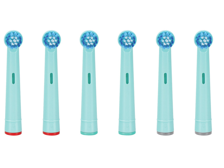 Aller en mode plein écran nevadent Brossettes de rechange pour brosse à dents électrique Sensitive ou Classic, set de 6 - Photo 4