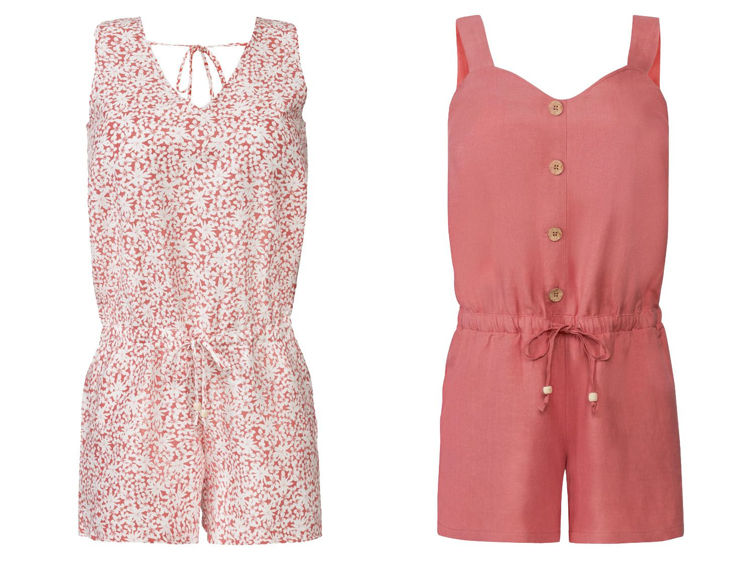 ESMARA® Playsuit en un mélange de lin 