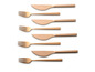 Couteaux et fourchettes rose gold de Echtwerk.