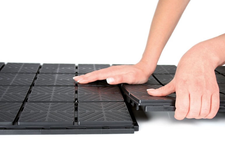 Ga naar volledige schermweergave: Prosperplast tuintegels »Easy Square«, platen van 40x40 cm, antislip, kliksysteem - afbeelding 4