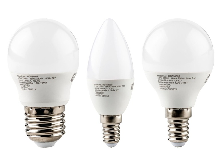 Aller en mode plein écran LIVARNO LUX Lot de 6 ampoules LED - Photo 1