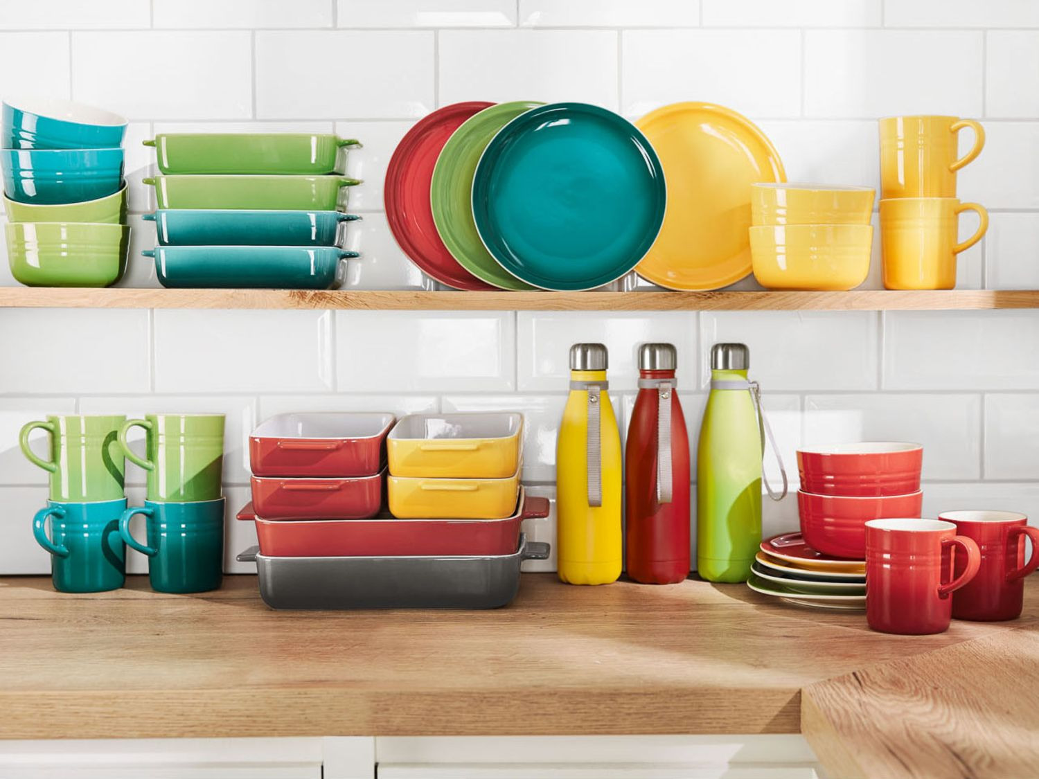 ERNESTO® Set van 2 schalen, schotels of kopjes