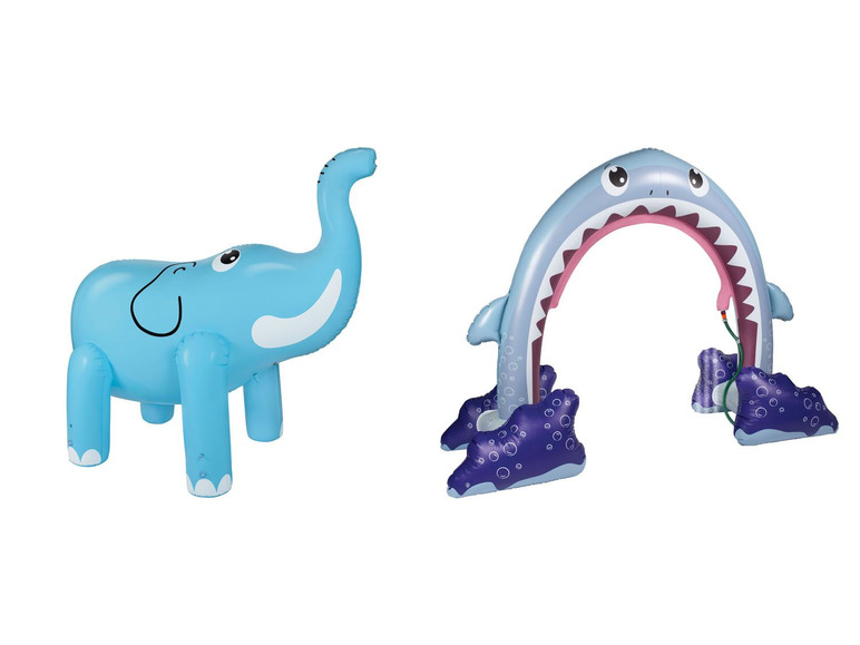 Ga naar volledige schermweergave: PLAYTIVE® Opblaasbare watersproeier olifant of haai - afbeelding 1