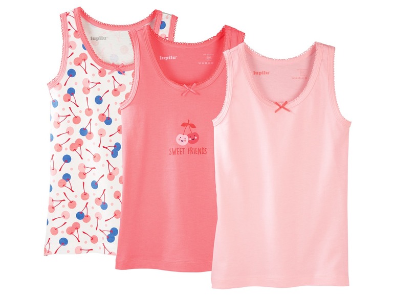 Aller en mode plein écran lupilu® Set de 3 tops pour filles - Photo 9