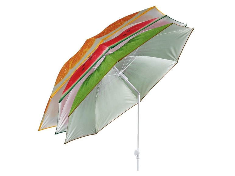 Ga naar volledige schermweergave: florabest Kantelbare parasol Ø160 cm - afbeelding 1