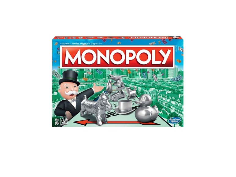 Ga naar volledige schermweergave: Hasbro Gezelschapsspel Monopoly (FR) - afbeelding 1