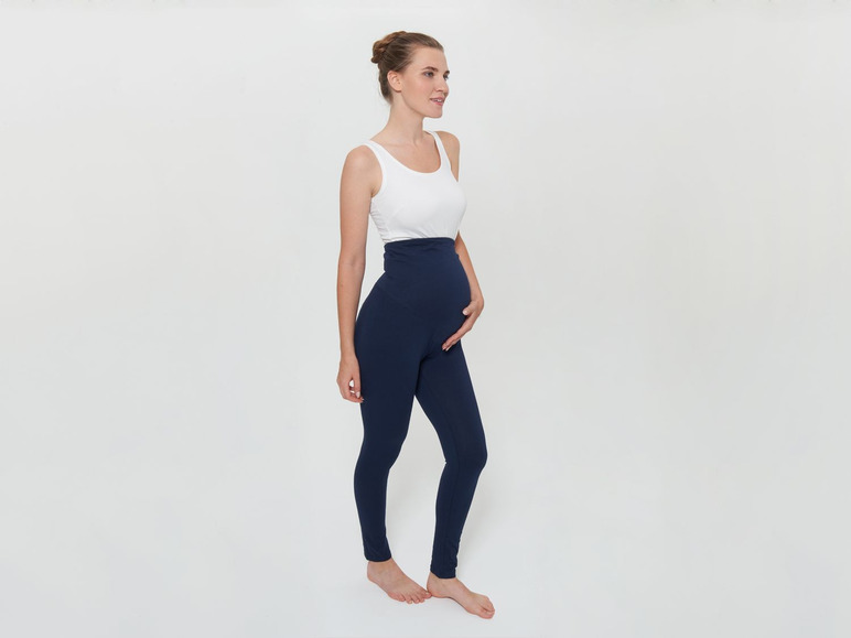 Aller en mode plein écran esmara Set de 2 leggings de grossesse en un mélange de coton bio - Photo 12