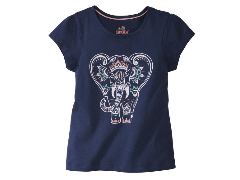 Ga naar volledige schermweergave: lupilu® Set van 3 t-shirts voor meisjes - afbeelding 7