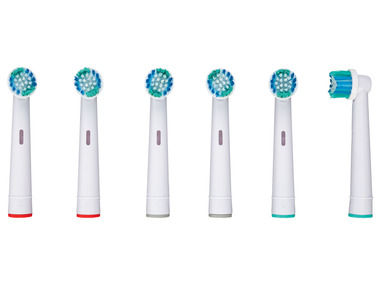 nevadent Opzetborstels voor elektrische tandenborstel, set van 6