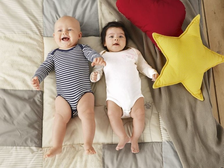Ga naar volledige schermweergave: lupilu® Set van 5 body's met lange mouwen voor baby's - afbeelding 14