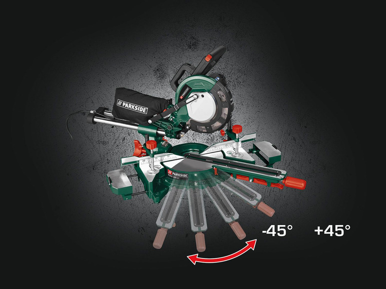 Ga naar volledige schermweergave: PARKSIDE® Afkortzaag PZKS 2000 A1, 2000 W - afbeelding 4