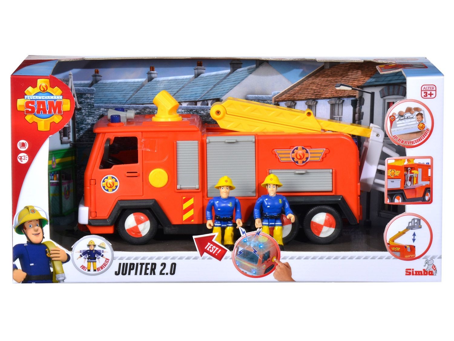 Simba - 109257661SMO - Sam le Pompier - Camion de Pompier Jupiter, traqueur de prix, historique des prix du , montres de prix  , alertes de baisse de prix des