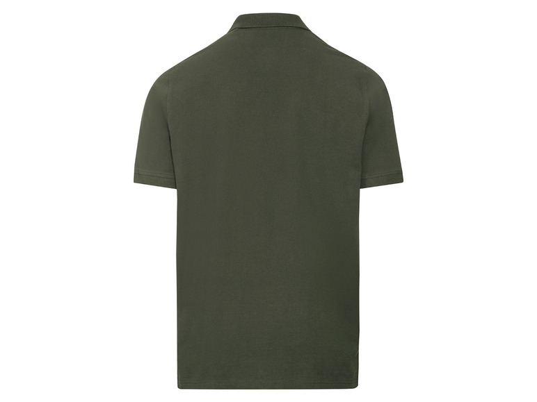 Ga naar volledige schermweergave: LIVERGY® Regular fit biokatoenen polo met zijsplitten - afbeelding 35