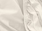 Witte beddengoed met elastische zoom