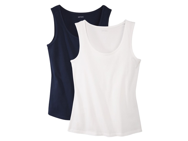 Ga naar volledige schermweergave: esmara® Set van 2 tops voor dames - afbeelding 2