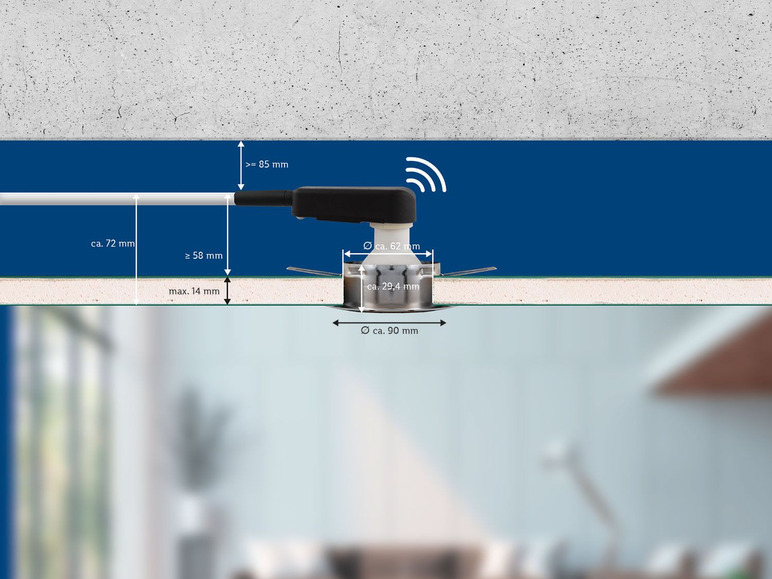 Ga naar volledige schermweergave: LIVARNO LUX Led-inbouwspots Smart Home, set van 3 - afbeelding 5