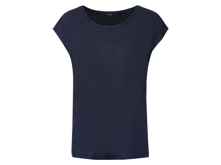 Ga naar volledige schermweergave: esmara® Nonchalant linnen T-shirt - afbeelding 13