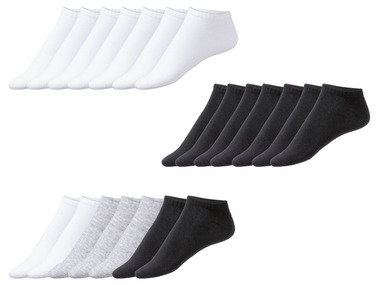 ESMARA® Set de 7 paires de chaussettes sneaker en un mélange de coton bio