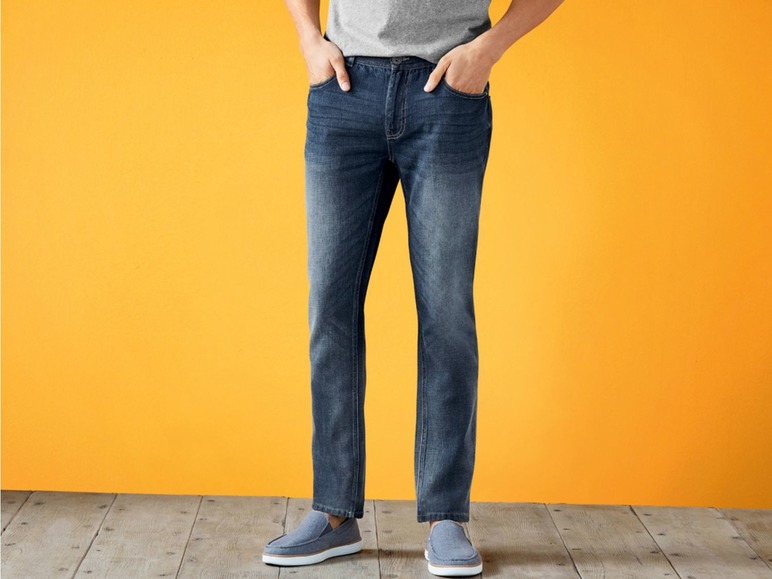 Ga naar volledige schermweergave: LIVERGY® Jeans voor heren, linnen - afbeelding 10