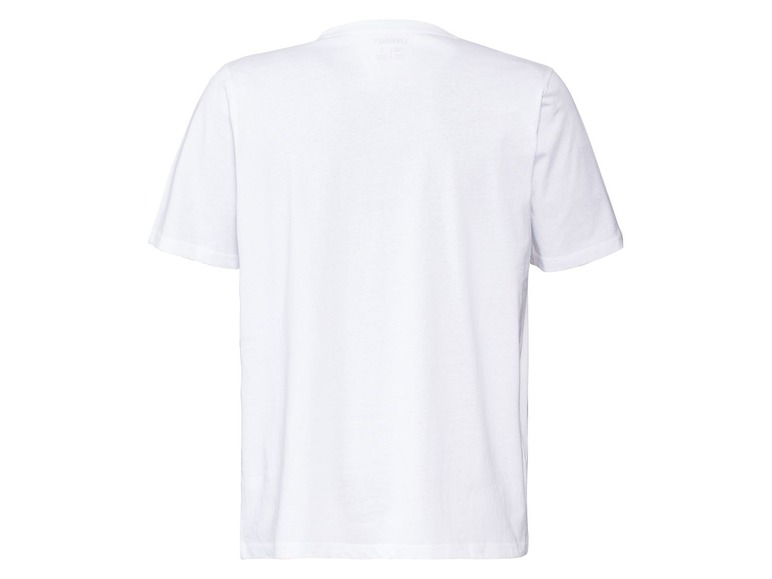 Ga naar volledige schermweergave: LIVERGY® T-shirt voor heren, puur katoen - afbeelding 4