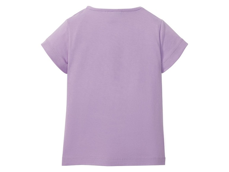 Ga naar volledige schermweergave: T-shirt voor meisjes, met pailletten, van puur katoen - afbeelding 14