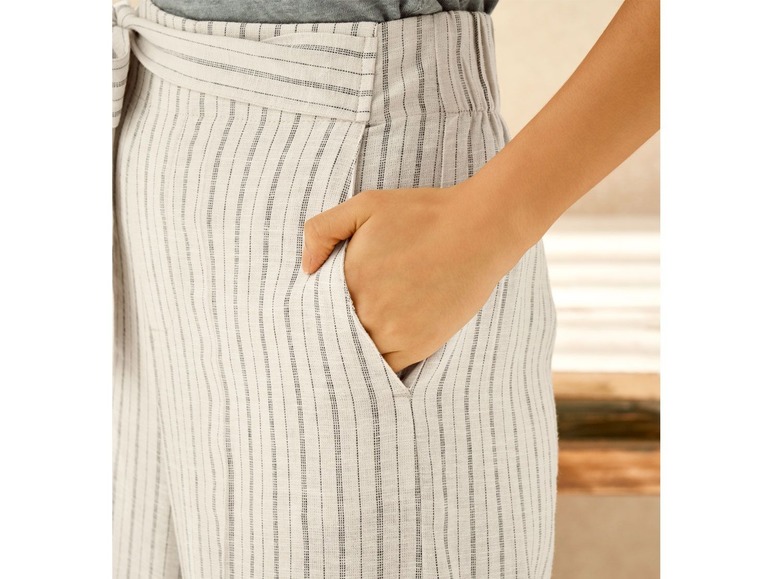 Aller en mode plein écran esmara Culotte en lin pour femmes - Photo 4
