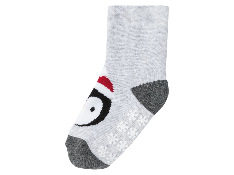 Aller en mode plein écran lupilu® Set de 2 paires de chaussettes de Noël en un mélange de coton - Photo 9