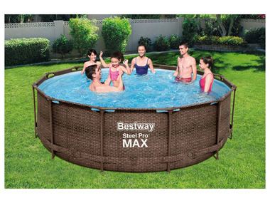 Bestway Kit complet »Steel Pro Max™ DELUXE SERIES™« Framepool, Ø 366 x 100 cm