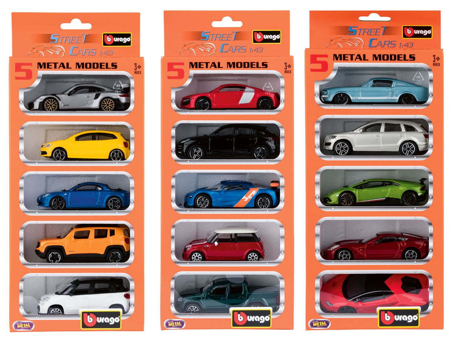 Persoonlijk kopiëren Pijlpunt bburago Modelauto's, set van 5 online kopen op Lidl.be