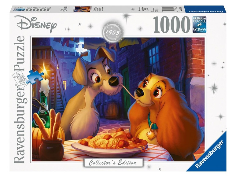 Aller en mode plein écran Ravensburger Puzzle Disney - La Belle et le Clochard - Photo 1