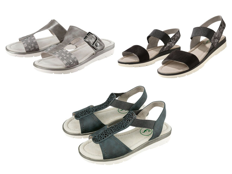 Ga naar volledige schermweergave: esmara® Comfortsandalen met Footflexx-zool en G-wijdte - afbeelding 1