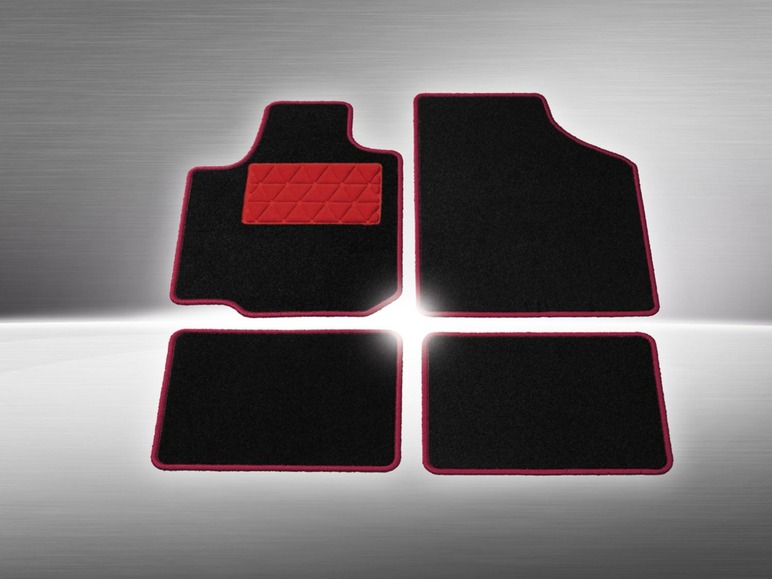 Aller en mode plein écran ULTIMATE SPEED® Set de tapis de voiture »RS Racing«, 4 pièces, avec revêtement caoutchouc granulé - Photo 3