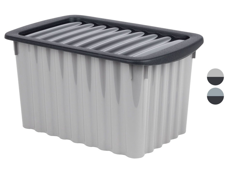 Aller en mode plein écran Cassetti Boîte de rangement, 5,5 l, plastique recyclé - Photo 1