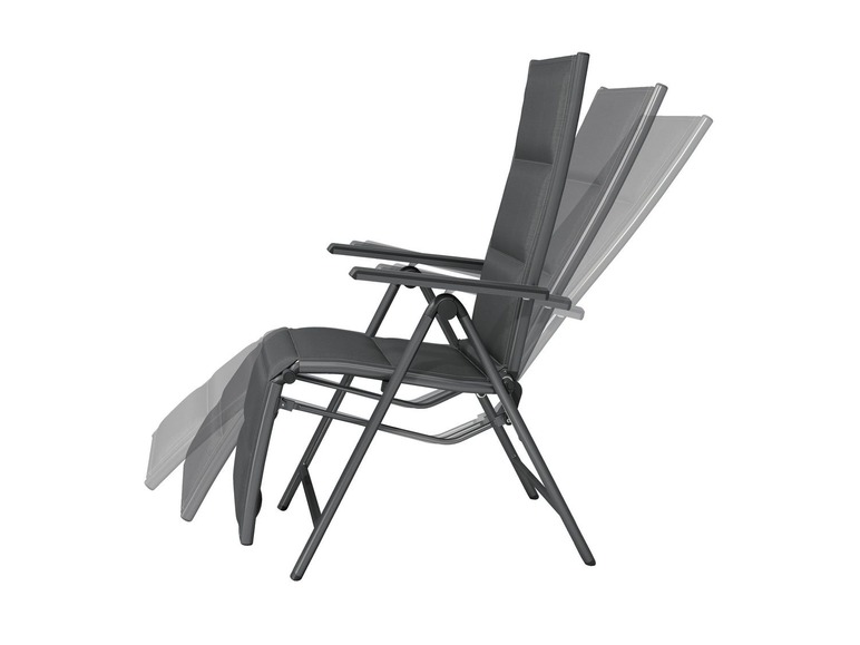 Ga naar volledige schermweergave: FLORABEST® Aluminium relaxstoel, inklapbaar - afbeelding 2