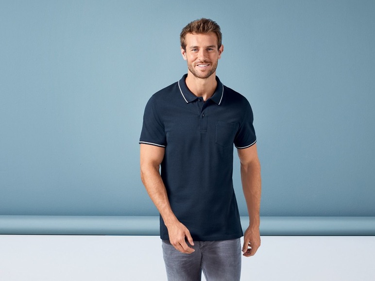 Ga naar volledige schermweergave: LIVERGY® Polo voor heren - afbeelding 6