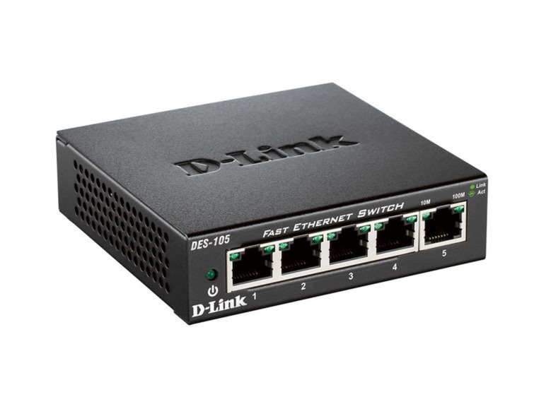 Ga naar volledige schermweergave: D-Link DES-105/E Fast Ethernet switch - afbeelding 1