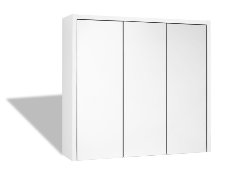 Aller en mode plein écran LIVARNO home Armoire de toilette à miroir, 65 x 60 x 17 cm - Photo 1