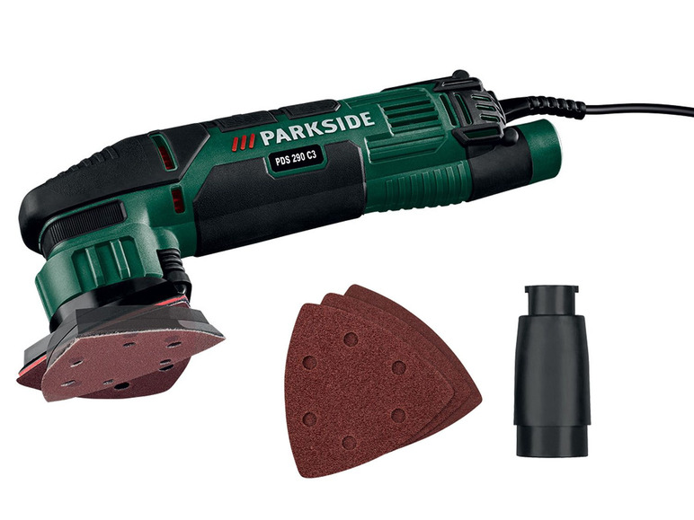 Aller en mode plein écran PARKSIDE® Ponceuse triangulaire PDS 290 C3, 290 W - Photo 1