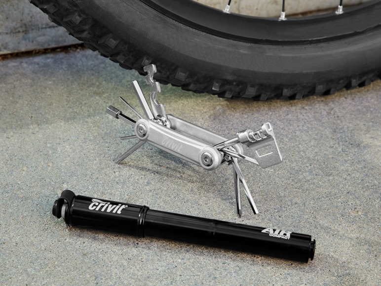 Aller en mode plein écran CRIVIT Mini pompe à vélo ou outils vélo, incl. support ou étui - Photo 4