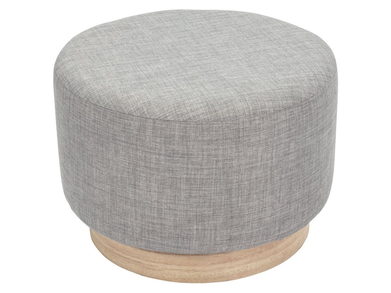 Aller en mode plein écran LIVARNO LIVING Pouf, Ø 47,5 cm - Photo 1