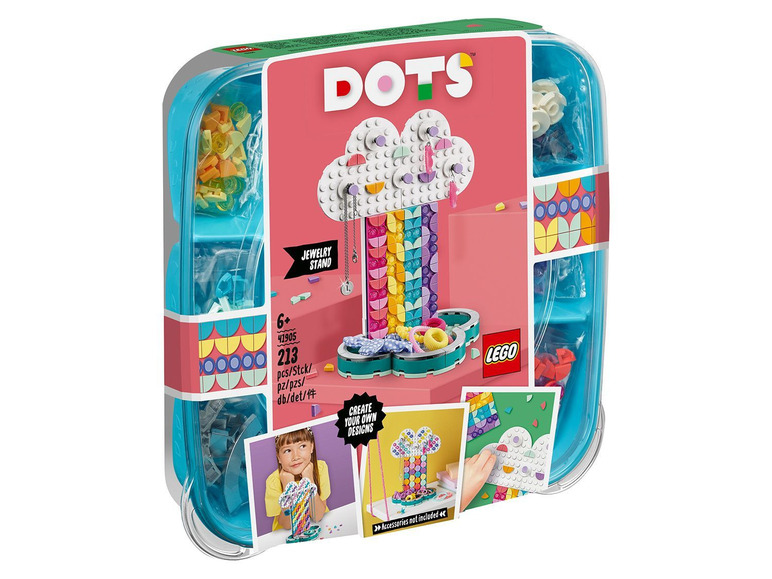 Ga naar volledige schermweergave: LEGO® DOTs Sieradenhouder (41905) - afbeelding 1