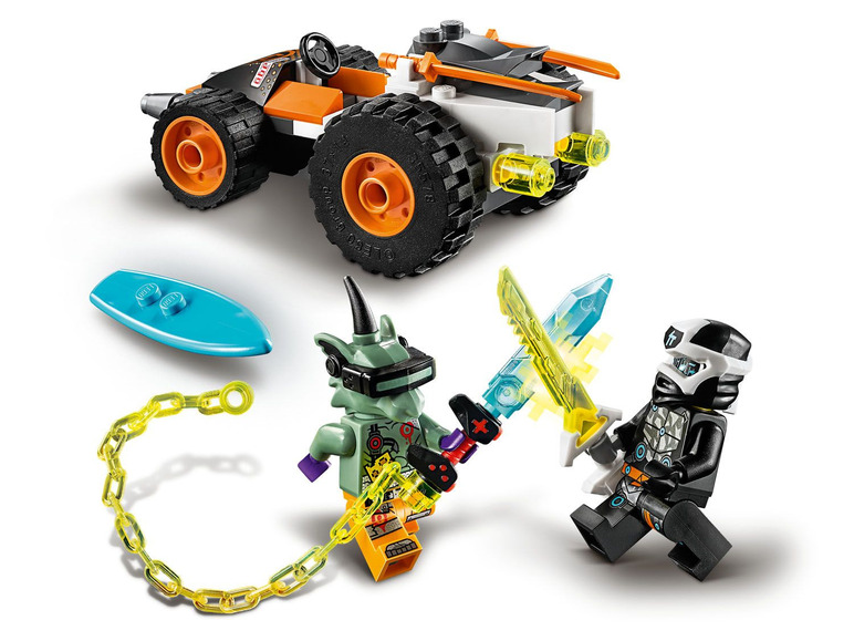 Ga naar volledige schermweergave: LEGO® NINJAGO Cole's speederwagen (71706) - afbeelding 7