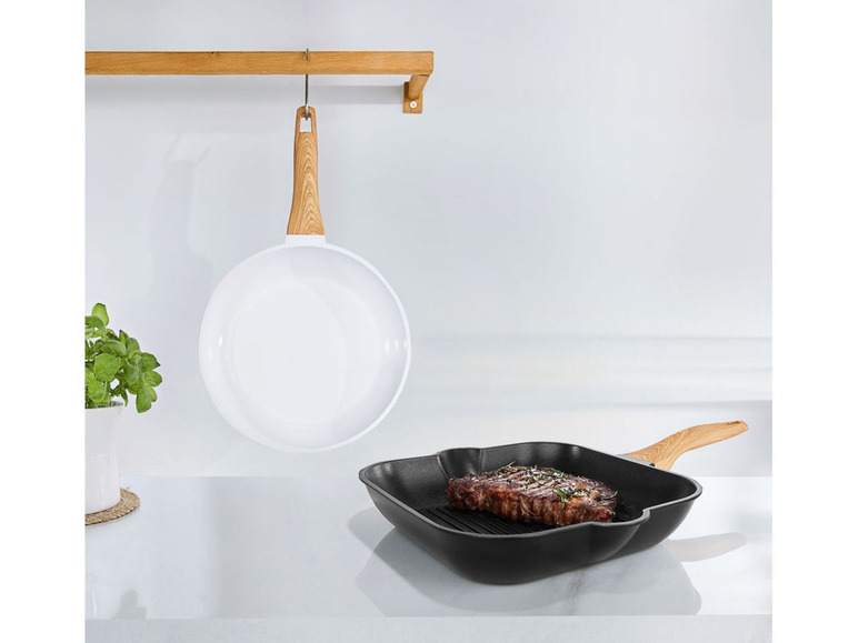 Ga naar volledige schermweergave: ERNESTO® Aluminium pan of grillpan, anti-aanbaklaag - afbeelding 2