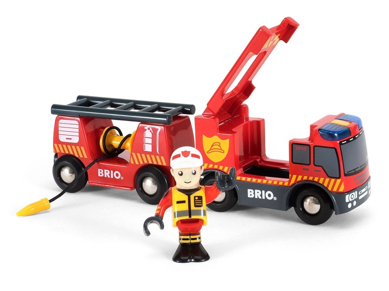 Ga naar volledige schermweergave: BRIO Set brandweerwagen - afbeelding 1