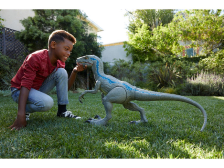 Ga naar volledige schermweergave: Jurassic World Reuzendino Velociraptor Blue - afbeelding 9