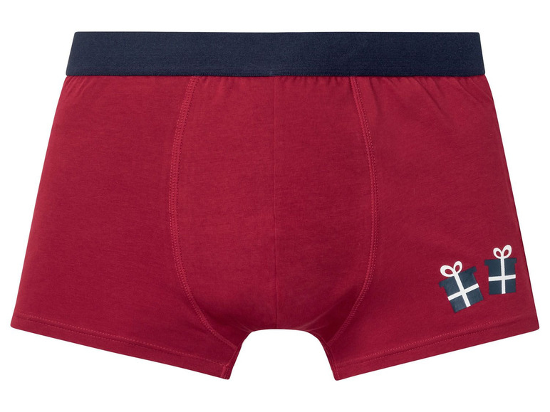 Aller en mode plein écran LIVERGY® Boxer de Noël pour hommes, set de 2, coton et élasthanne - Photo 7