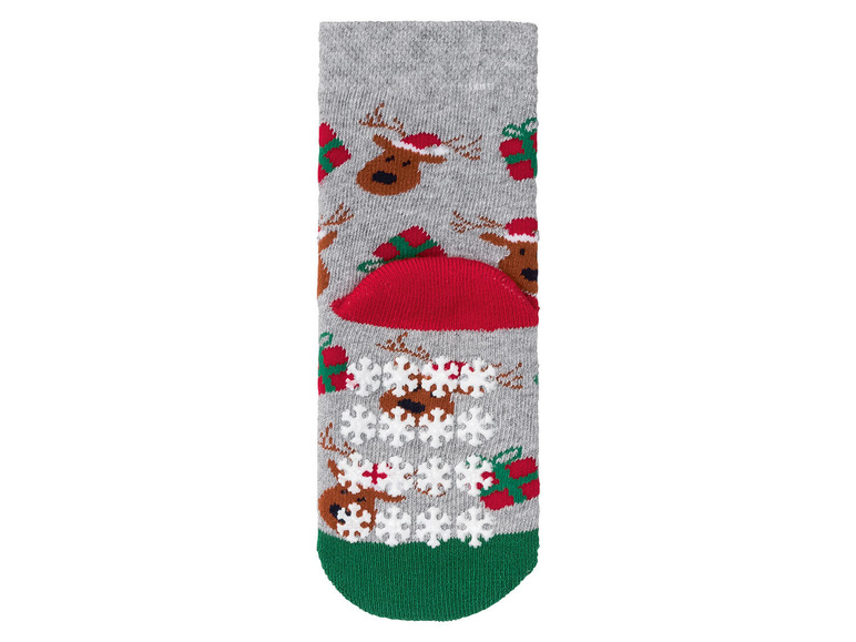 Aller en mode plein écran lupilu® Set de 2 paires de chaussettes de Noël en un mélange de coton - Photo 13