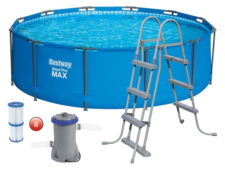 Aller en mode plein écran Bestway Piscine »Steel Pro MAX«, 366 x 100 cm - Photo 1